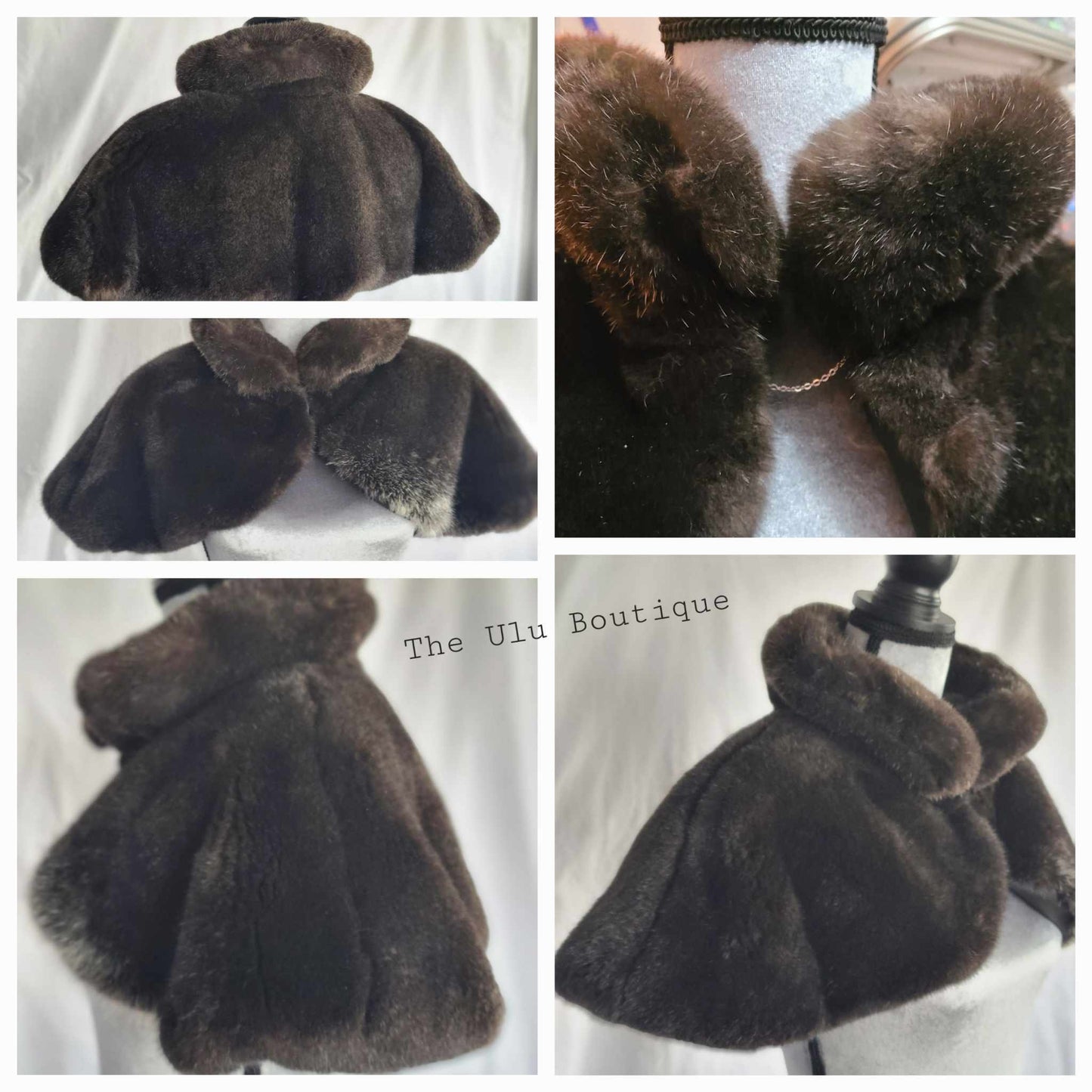 Sea Otter fur Capelet