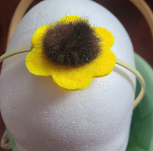 Sunflower Puffle Headband